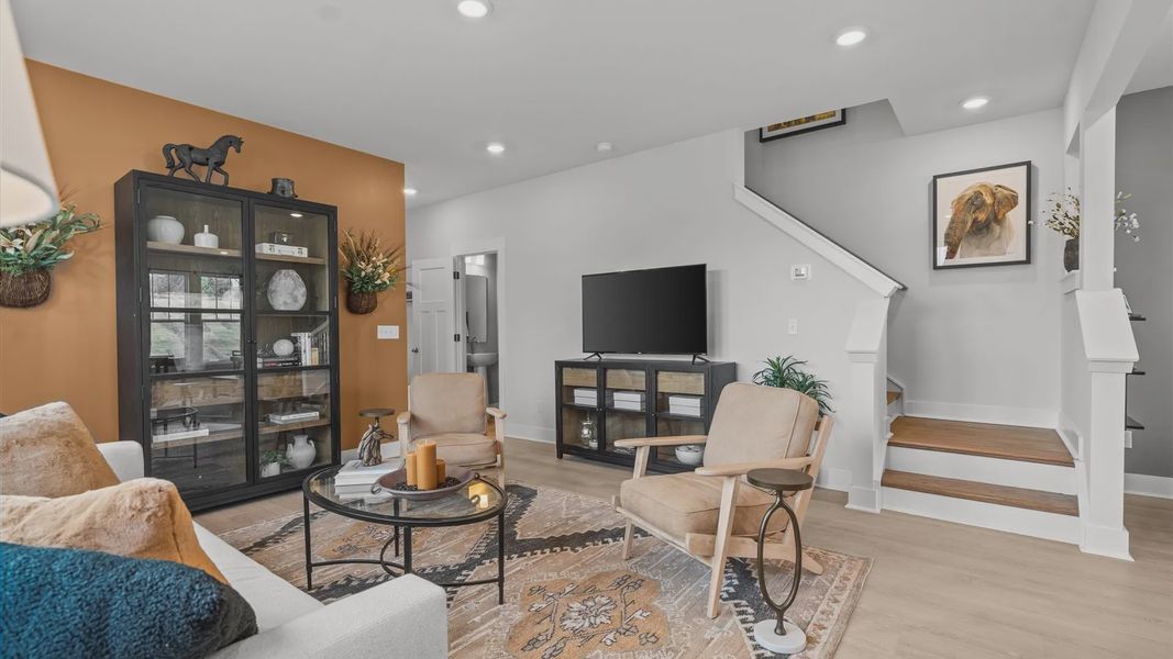Furnished interior view inside a new home in Saluda Crossing, Piedmont (Image 21).