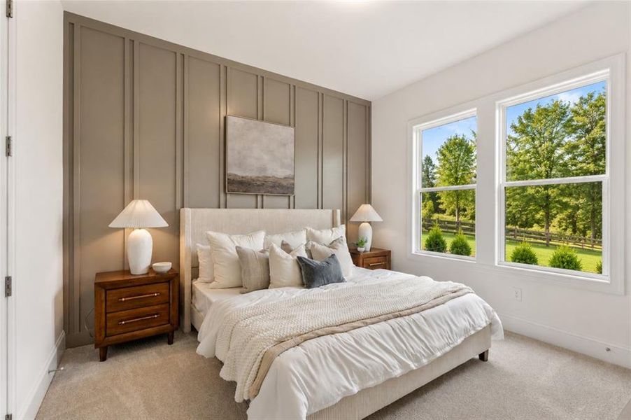 Furnished interior view inside a new home in , Canton (Image 10).