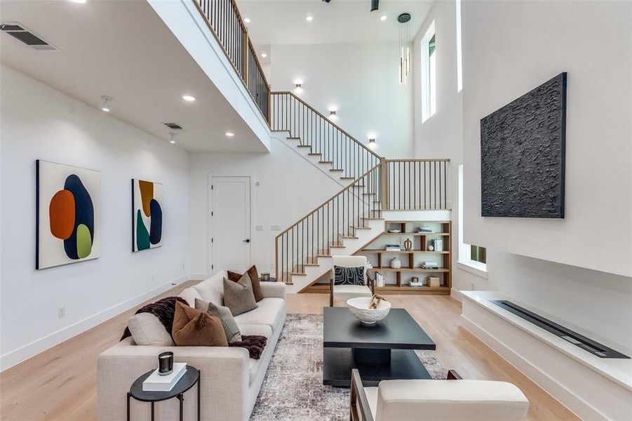 Furnished interior view inside a new home in , Dallas (Image 13).