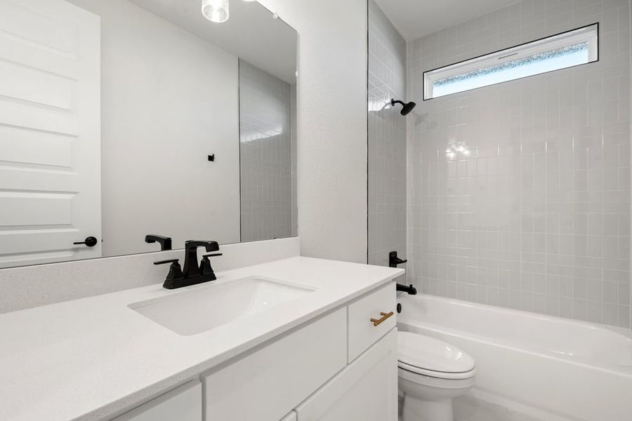 Furnished interior view inside a new home in Park Collection at Lariat, Liberty Hill (Image 16).