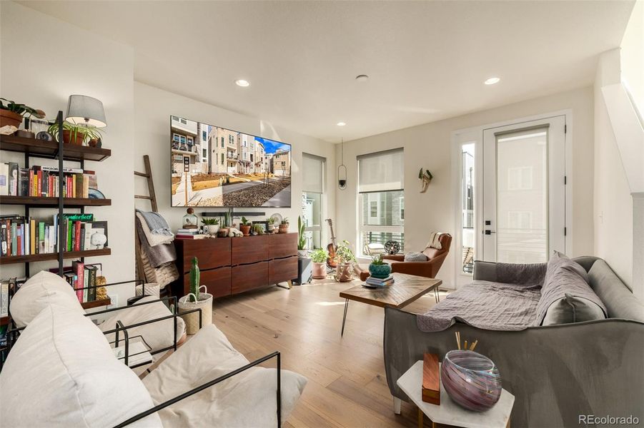 Furnished interior view inside a new home in Haskins Station, Arvada (Image 3).