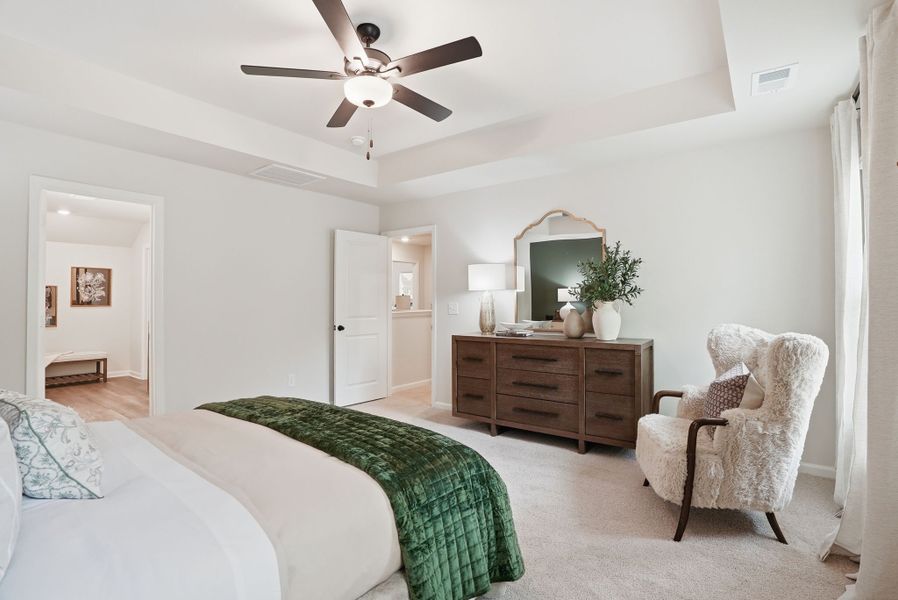 Representative furnished interior of a home built from the Myrtle Select M by McGuinn Homes in Broadway Lake, Anderson (Image 27).