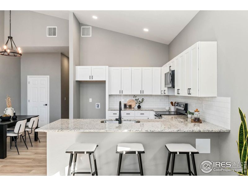 Furnished interior view inside a new home in , Evans (Image 24).