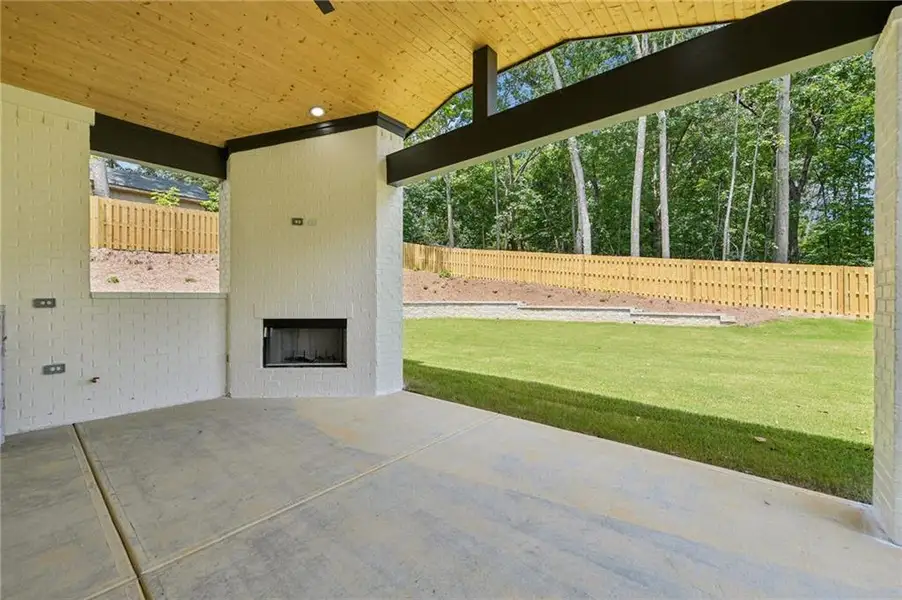 Exterior details and patio area of a home in , Hoschton (Image 4).