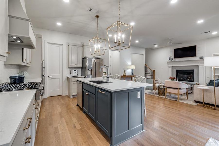 Furnished interior view inside a new home in , Dallas (Image 14).