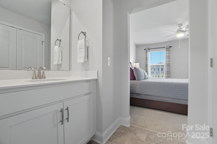 Furnished interior view inside a new home in , Monroe (Image 36).