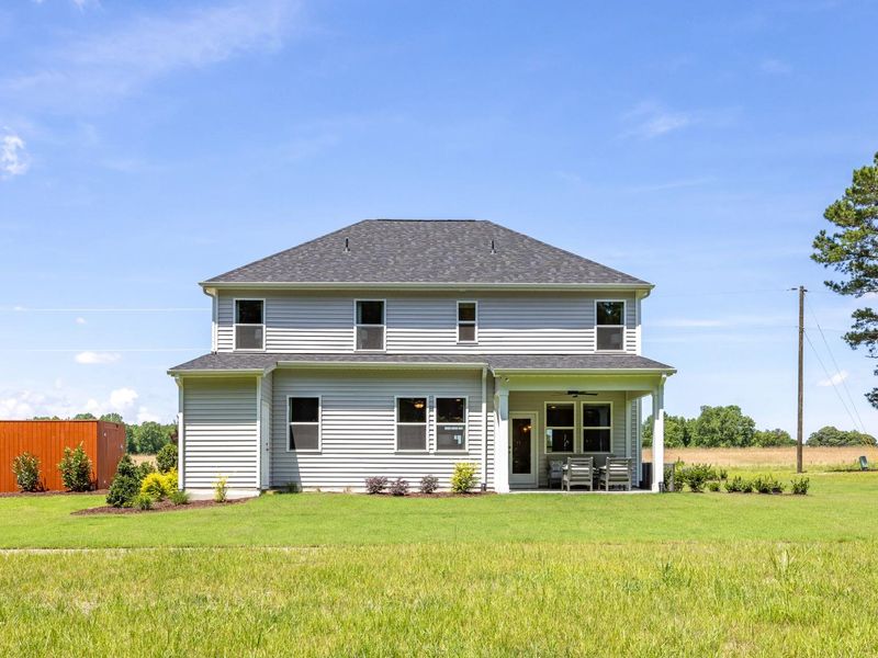 Representative exterior details of a home built from the The Willow B by Davidson Homes LLC in Windgate, Mooresville (Image 3).