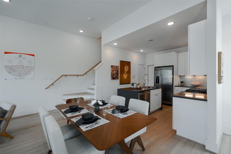 Furnished interior view inside a new home in Paul Quinn Court, Houston (Image 18).