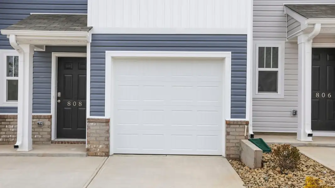 Exterior details and patio area of a home in Covington Village, Greer (Image 3).