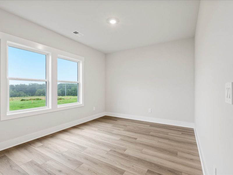 Spacious, unfurnished interior of a new home in Cedar Shoals - Signature Collection, Piedmont (Image 22). Spacious, unfurnished interior of a new home in Cedar Shoals - Signature Collection, Piedmont (Image 22).