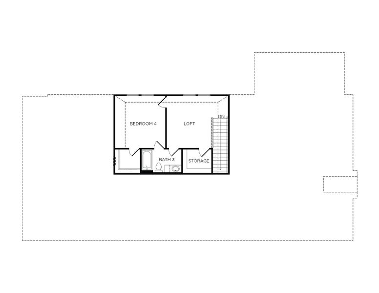 2D floor plan layout for the Venice by Tricoast Homes in Emberly  45', Beasley, TX (Image 5).