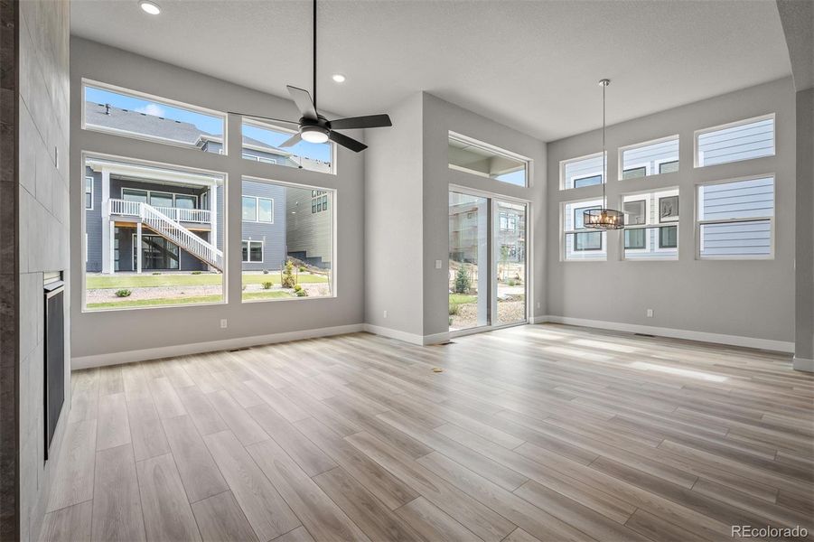 Spacious, unfurnished interior of a new home in Cloverleaf – Mountainview Collection, Monument (Image 23).