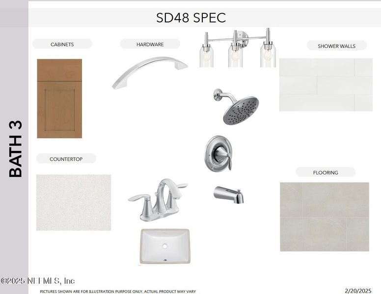 Sample of building materials used in homes in SilverLeaf, St. Augustine (Image 24).