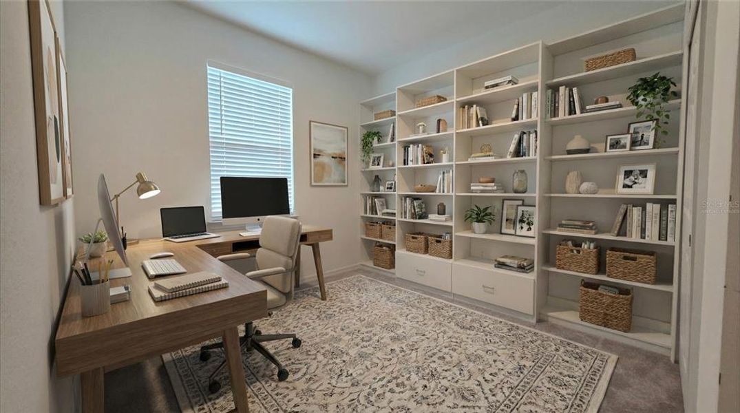 Furnished interior view inside a new home in Village at Windsor Reserve, Eagle Lake (Image 10).