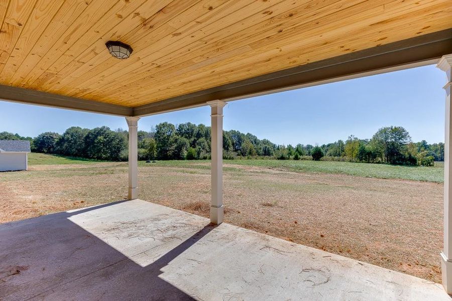 Exterior details and patio area of a home in , Hartwell (Image 19).