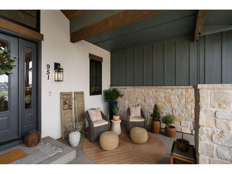 Exterior details and patio area of a home in , Windsor (Image 26).