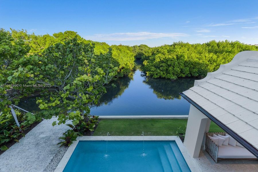 Exterior details and patio area of a home in , Palm Beach (Image 39). Exterior details and patio area of a home in , Palm Beach (Image 39).