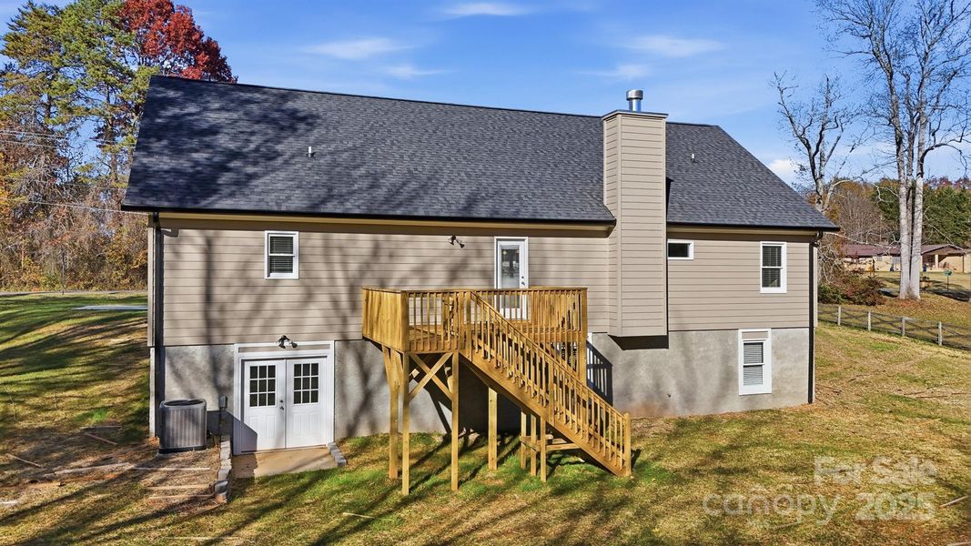 Exterior details and patio area of a home in , Newton (Image 25).