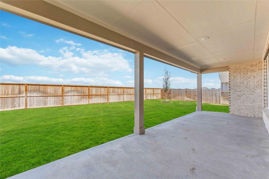 Exterior details and patio area of a home in Valencia, Manvel (Image 3). Exterior details and patio area of a home in Valencia, Manvel (Image 3).