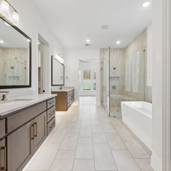 Furnished interior view inside a new home in StarView, Prosper (Image 31).