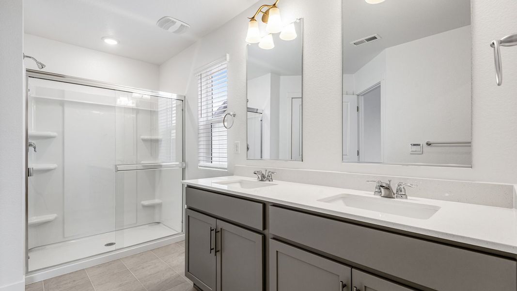 Furnished interior view inside a new home in Silver Peaks, Lochbuie (Image 8).