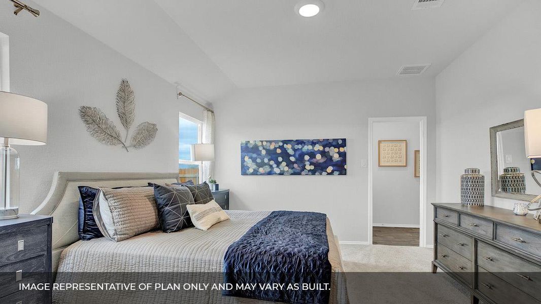 Furnished interior view inside a new home in Southgrove, Kyle (Image 14).