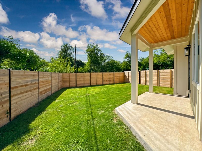 View of yard featuring a patio area View of yard featuring a patio area