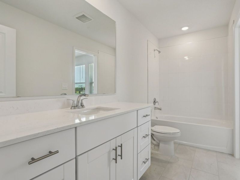 Furnished interior view inside a new home in Bradford Park, Ormond Beach (Image 8).
