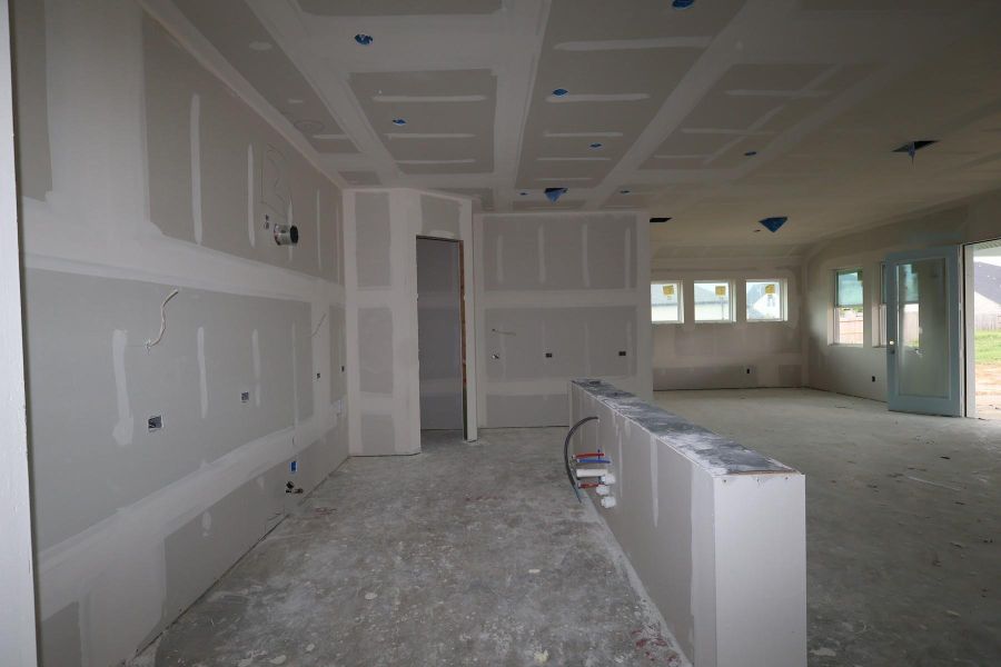 In-progress construction of a new home in The Grand Prairie - Retreat Collection, Hockley, TX (Image 9).