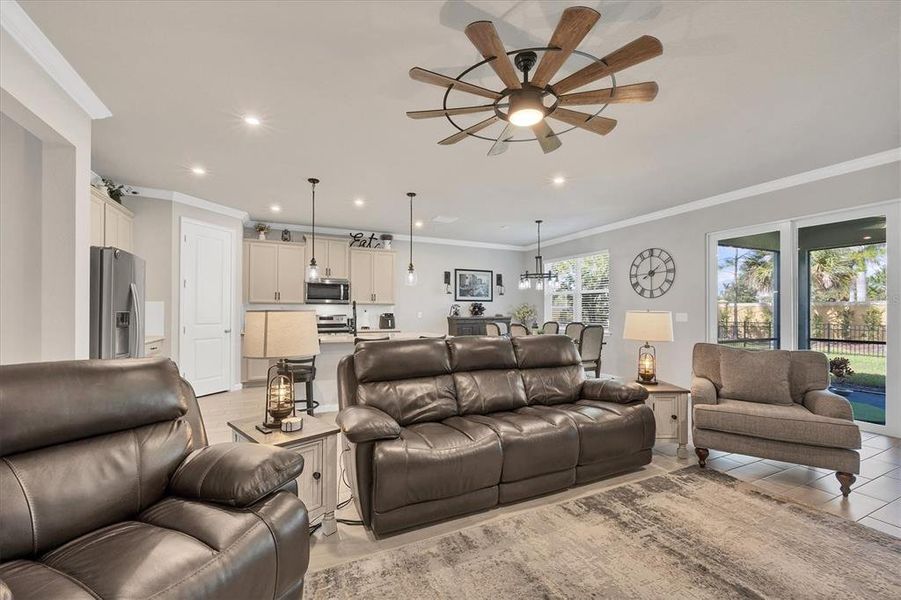 Furnished interior view inside a new home in , Venice (Image 16).