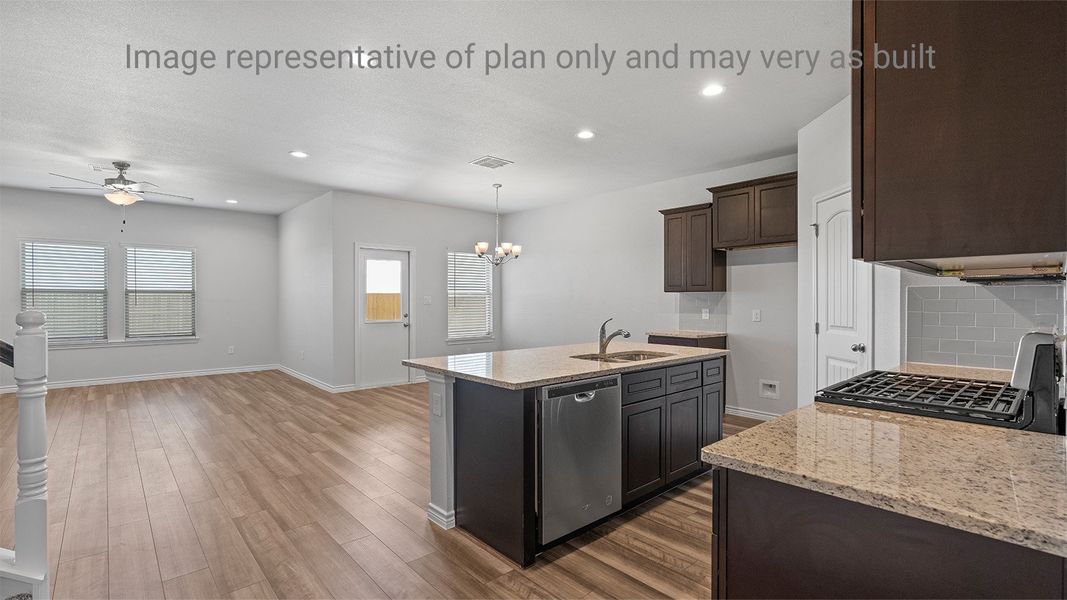 Furnished interior view inside a new home in Somerset at Sinton, Sinton (Image 6).