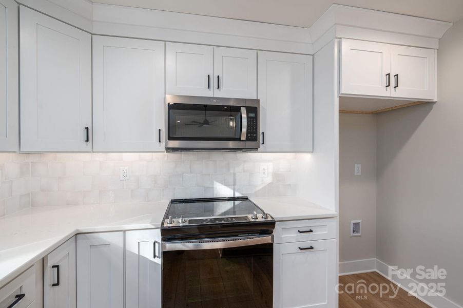 Furnished interior view inside a new home in , Newton (Image 10).