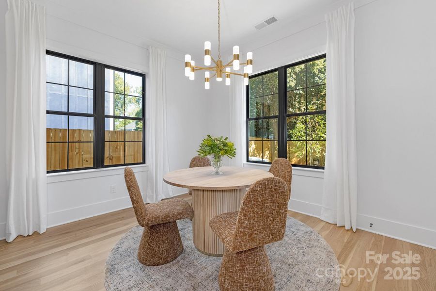 Furnished interior view inside a new home in , Charlotte (Image 3).