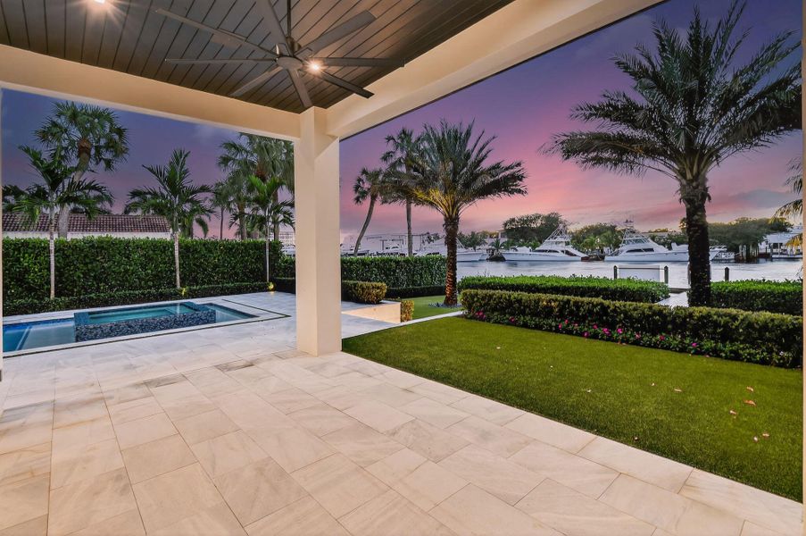 Exterior details and patio area of a home in , North Palm Beach (Image 32).