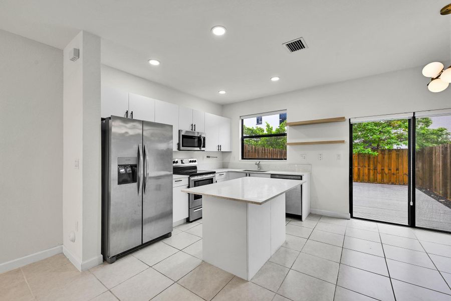 Furnished interior view inside a new home in , Homestead (Image 3). Furnished interior view inside a new home in , Homestead (Image 3).