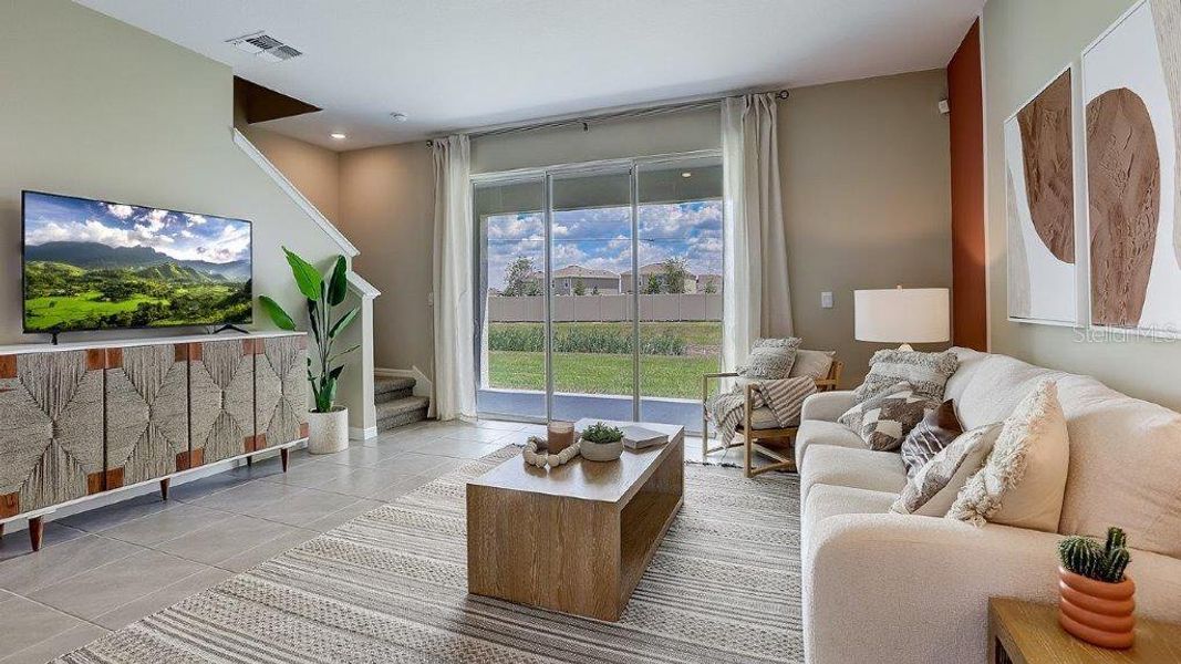 Furnished interior view inside a new home in , Wesley Chapel (Image 5).