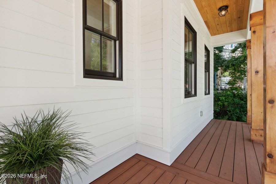 Exterior details and patio area of a home in , Fernandina Beach (Image 3).