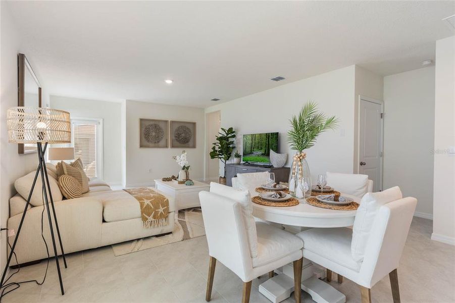 Furnished interior view inside a new home in , Umatilla (Image 10). Furnished interior view inside a new home in , Umatilla (Image 10).