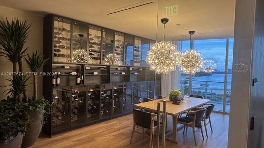 Wine Room – Storage & Tasting Area Wine Room – Storage & Tasting Area