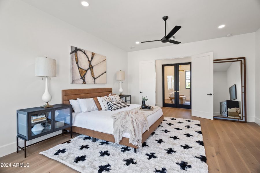 Primary Bedroom with Double Door Entry