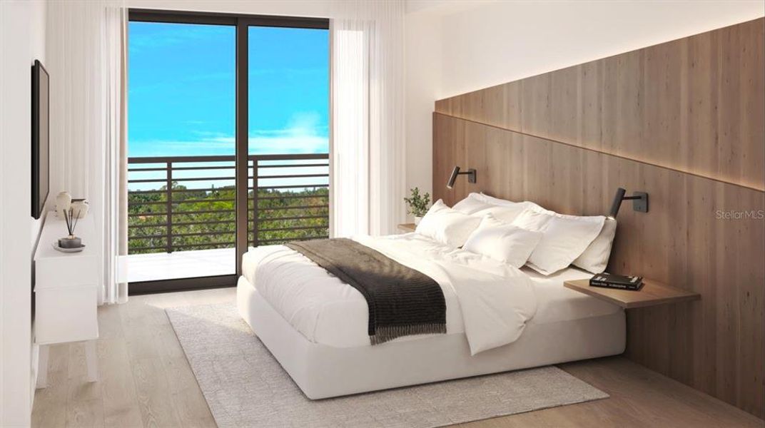 Primary Suite with Sliding Patio Doors