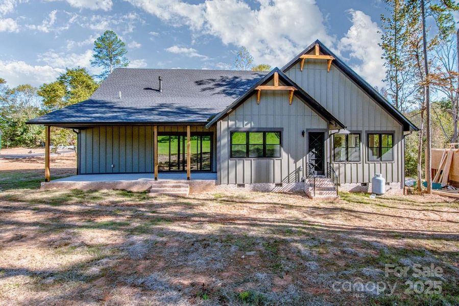 Exterior details and patio area of a home in , Statesville (Image 21).