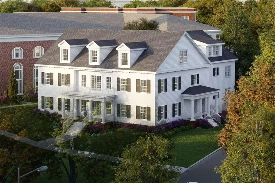 Front exterior of a new home in , Atlanta, GA, highlighting curb appeal (Image 1). Front exterior of a new home in , Atlanta, GA, highlighting curb appeal (Image 1).