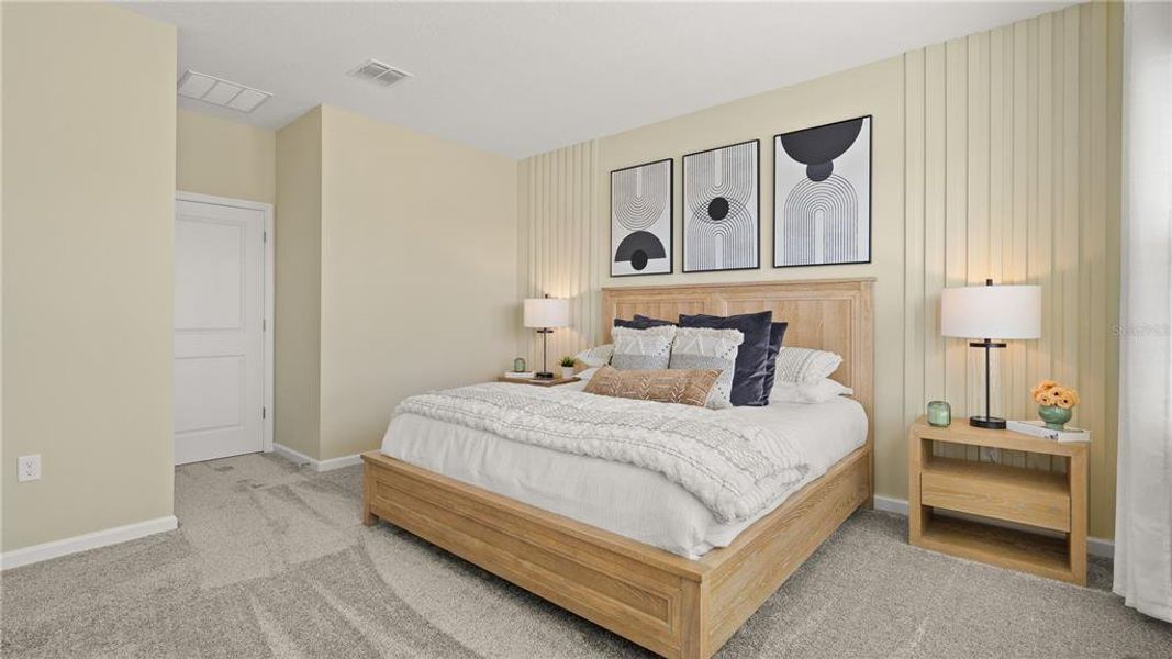 Furnished interior view inside a new home in , Orlando (Image 19).