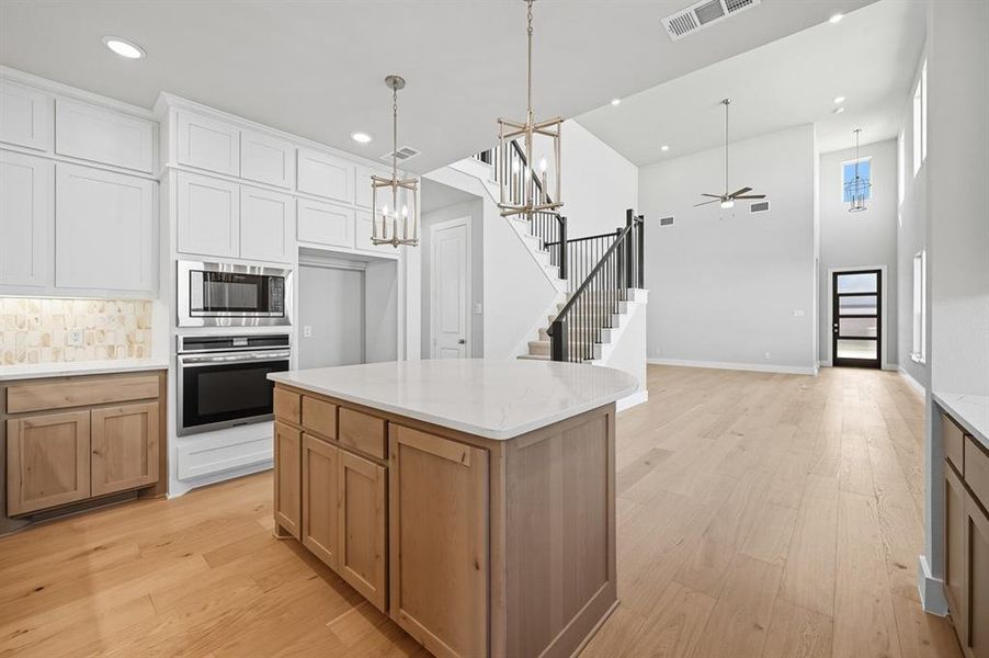 Furnished interior view inside a new home in Mosaic: 40ft. lots, Prosper (Image 11).