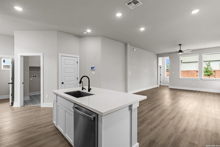 Furnished interior view inside a new home in Stillwater Ranch, San Antonio (Image 4).