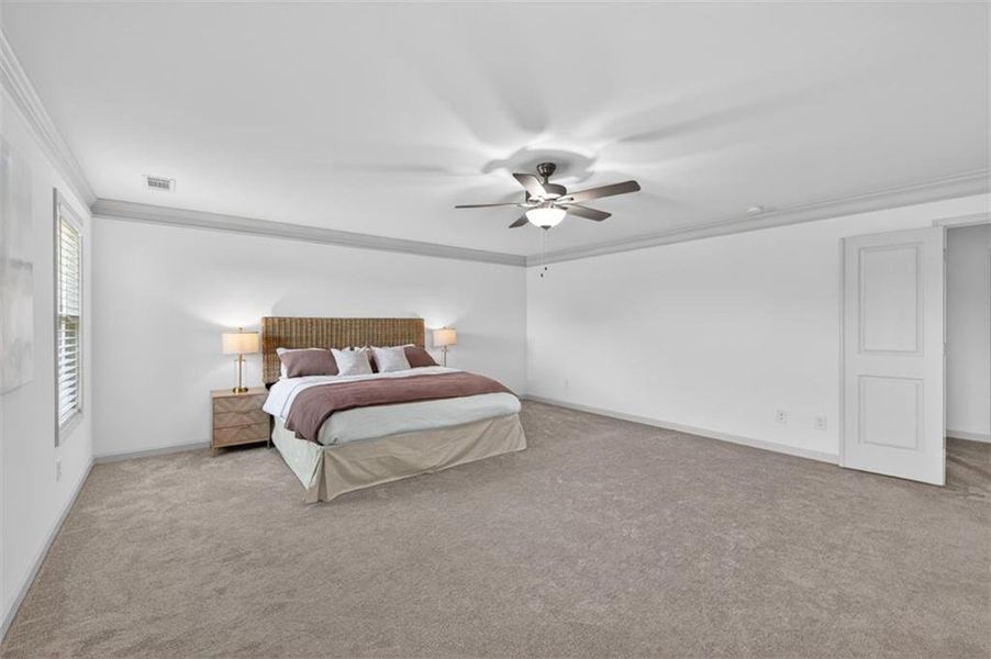 Furnished interior view inside a new home in , Auburn (Image 7).