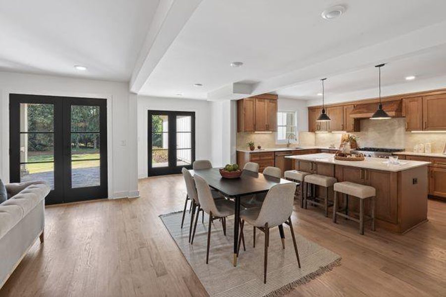 Furnished interior view inside a new home in , Roswell (Image 20).
