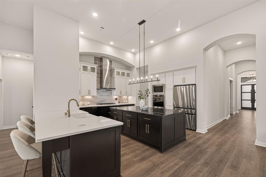 From the kitchen looking towards the front of the home.