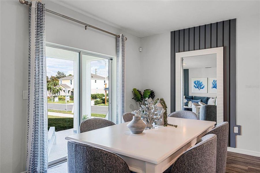 Furnished interior view inside a new home in Villamar, Winter Haven (Image 17). Furnished interior view inside a new home in Villamar, Winter Haven (Image 17).